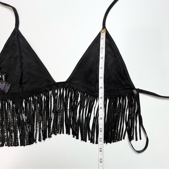 Windsor Rodeo Babe Rhinestone Fringe Halter Top Small - Picture 8 of 11